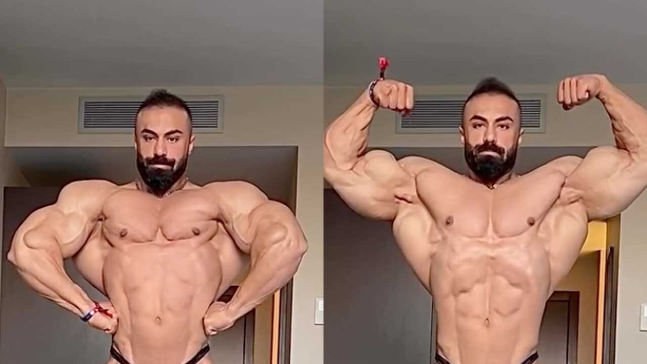 خط و نشان رقیب ایران هادی چوپان با یک عکس | میلوس سارسف: به یک شرط، قهرمان مستر المپیا می‌شود!